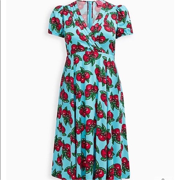 torrid Dresses & Skirts - Torrid/Betsey Johnson collaboration size 16 Cherry print dress